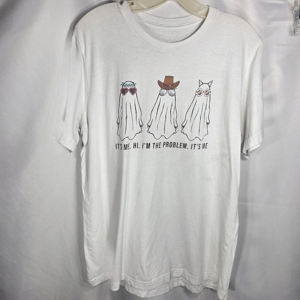 Designer Taylor Swift Midnights Anti-Hero Inspired Graphic Tee Shirt Size Large